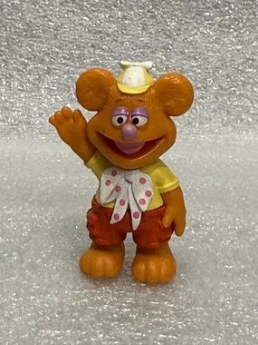 Fozzie Bear Muppet Babies PVC Just Play Preowned Figurine Toy